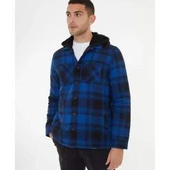 Shirts*Threadbare Hooded Regular Fit Sweatshirt in Blue