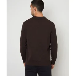 Knitwear*Threadbare Ls Trunks Ambrly in Brown