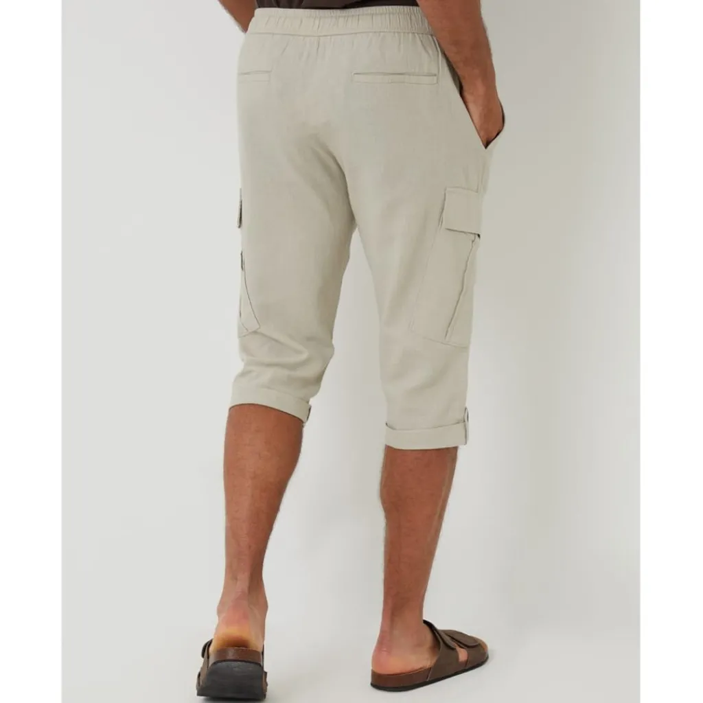 Trousers*Threadbare Memphis Linen in Neutral