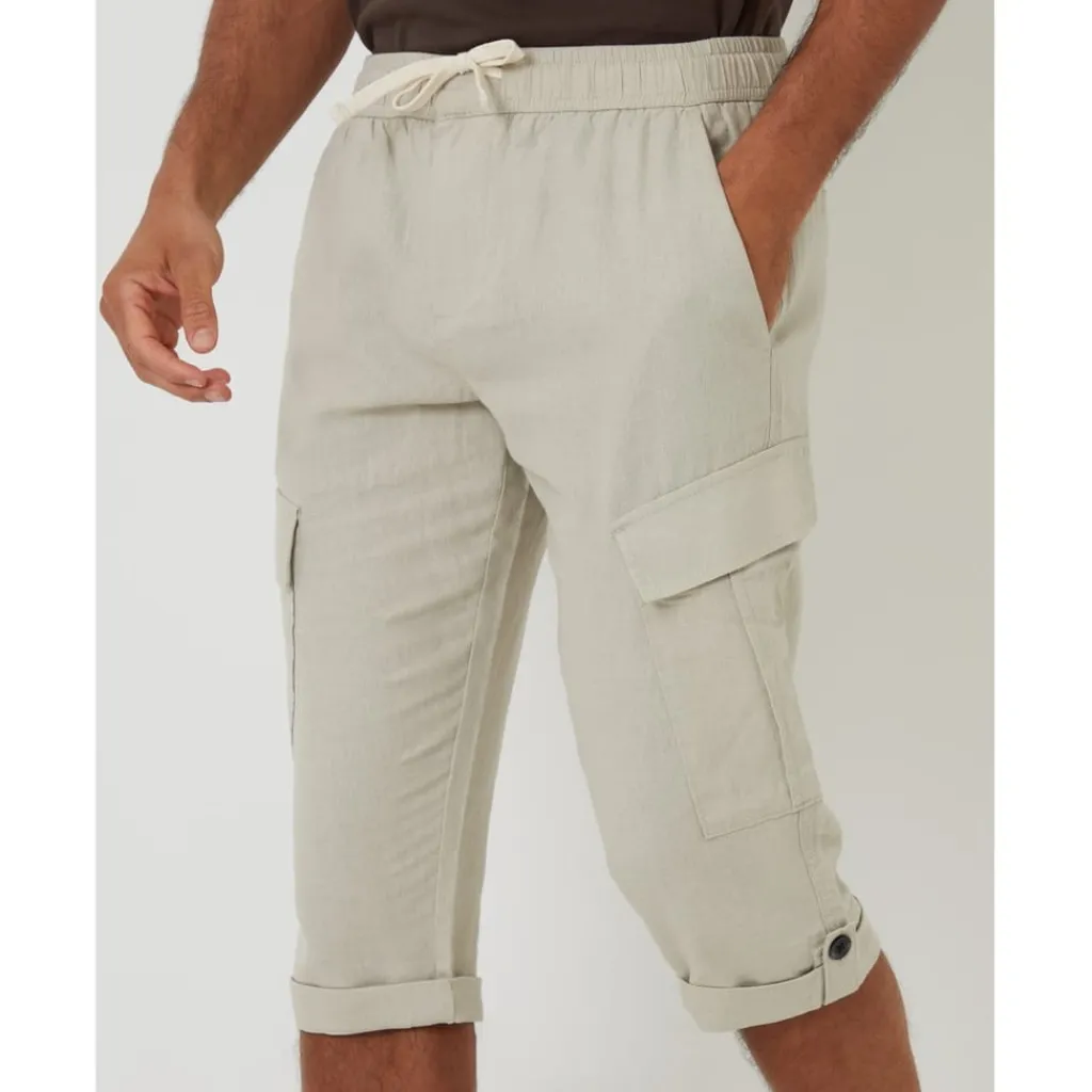 Trousers*Threadbare Memphis Linen in Neutral