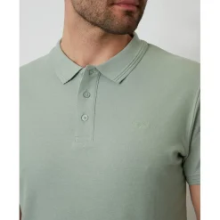 Polo Shirts*Threadbare Polo Malbork in Green