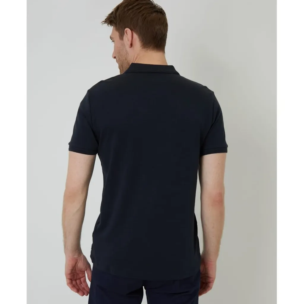 Polo Shirts*Threadbare Polo Regular Fit Short Sleeve Shirt in Blue