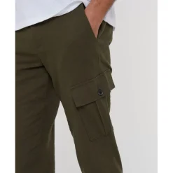 Trousers*Threadbare Rmsy Linen Trousersr in Green