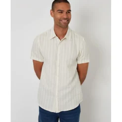 Shirts*Threadbare Shirt Coppice in Neutral