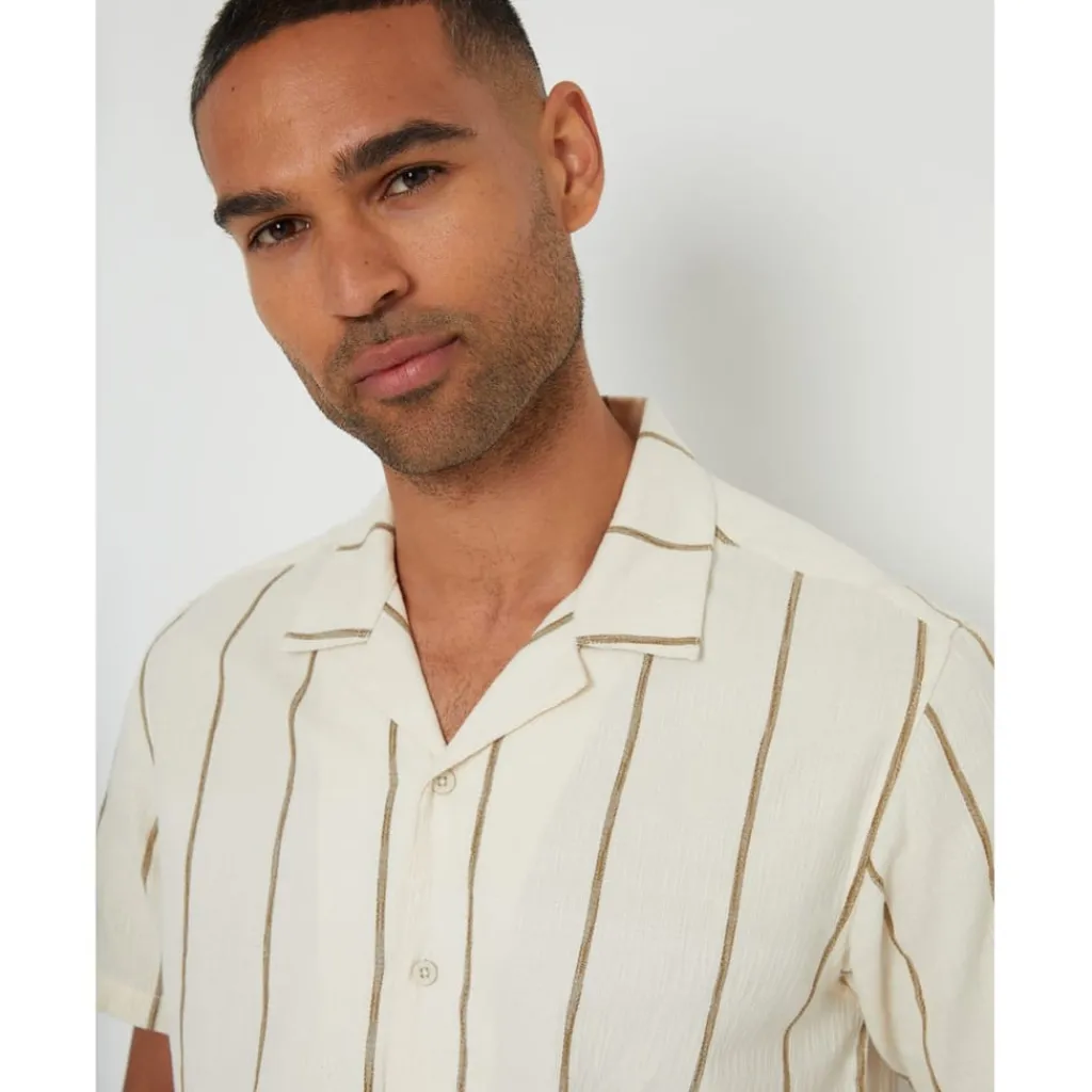 Shirts*Threadbare Shirt Lightwd in Neutral