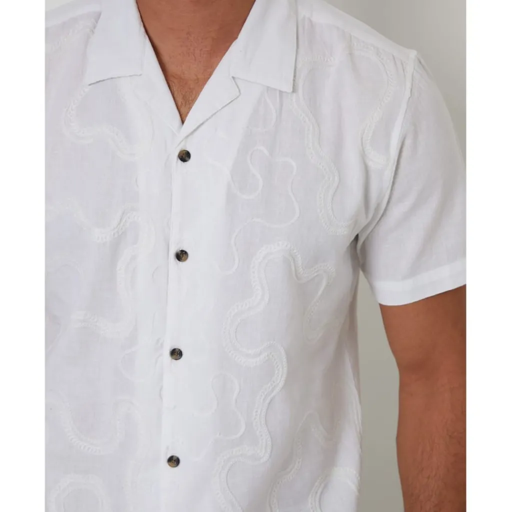 Shirts*Threadbare Sht Ss Avalwood in White