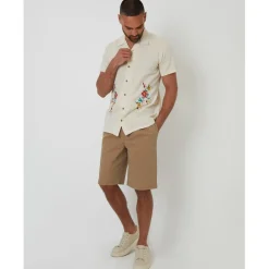 Shirts*Threadbare Sht Ss Combes in Beige