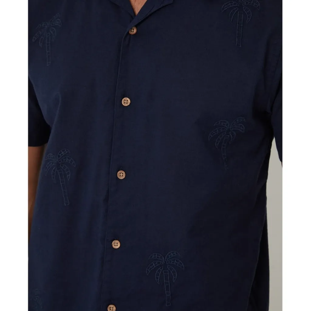 Shirts*Threadbare Sht Ss Sago in Blue