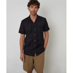 Shirts*Threadbare Sht Ss Worden in Black
