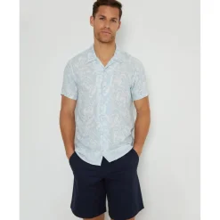 Shirts*Threadbare Ss Bank Shrt in Blue