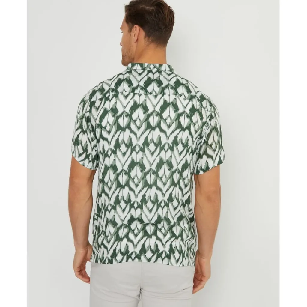 Shirts*Threadbare Ss Corb Shrt in Green