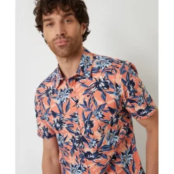 Shirts*Threadbare Ss Lthm Shrt in Pink