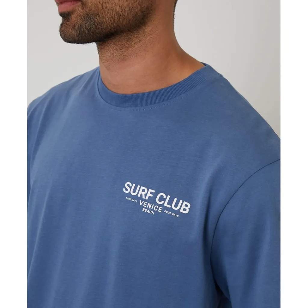T-Shirts And Vests*Threadbare Tee Watson in Blue