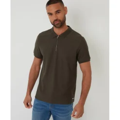Polo Shirts*Threadbare Westbank Regular Fit Short Sleeve Shirt in Green