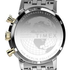 Jewellery-Watches*Timex Marlin Quartz Chrono in Silver
