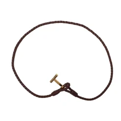 Jewellery-Watches*Tom Ford Braided Leather Bracelet in Tan