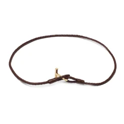 Jewellery-Watches*Tom Ford Braided Leather Bracelet in Tan