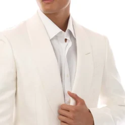 Formalwear*Tom Ford Evening Suit Jacket in White
