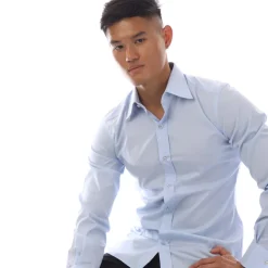 Formalwear*Tom Ford Long Sleeve Dress Shirt in Light Blue