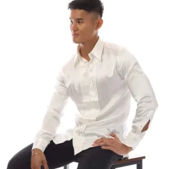 Formalwear*Tom Ford Long Sleeve Dress Shirt in White