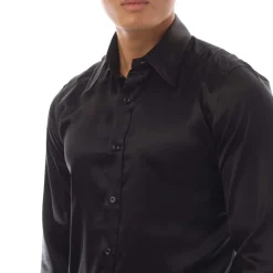 Formalwear*Tom Ford Long Sleeve Dress Shirt in Black