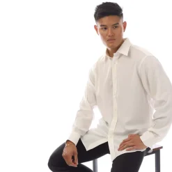Formalwear*Tom Ford Long Sleeve Dress Shirt in Cream