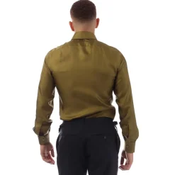 Formalwear*Tom Ford Long Sleeve Dress Shirt in Green