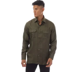 Formalwear*Tom Ford Long Sleeve Dress Shirt in Khaki