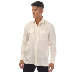 Formalwear*Tom Ford Long Sleeve Dress Shirt in Cream