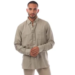 Shirts*Tom Ford Oxford Slim Shirt in Sand
