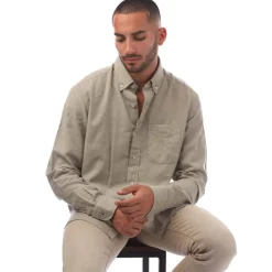 Shirts*Tom Ford Oxford Slim Shirt in Sand
