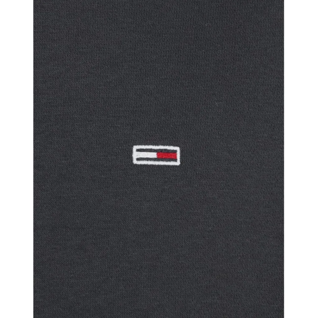 Hoodies*Tommy Jeans Flag Hoodie in Grey