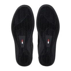 Trainers*Tommy Jeans Leather Basket Trainers in Black