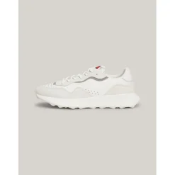 Trainers*Tommy Jeans Mix Runner Low Top Sneakers in White
