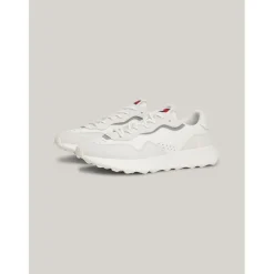 Trainers*Tommy Jeans Mix Runner Low Top Sneakers in White