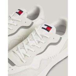 Trainers*Tommy Jeans Mix Runner Low Top Sneakers in White