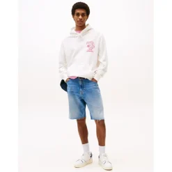 Hoodies*Tommy Jeans Novelty Hoodie in White