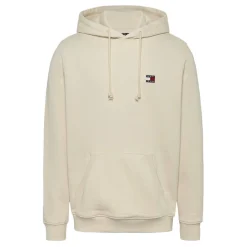 Hoodies*Tommy Jeans Reg Badge Hoodie Ext in Beige