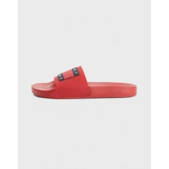 Beach Shoes*Tommy Jeans Sliders in Red