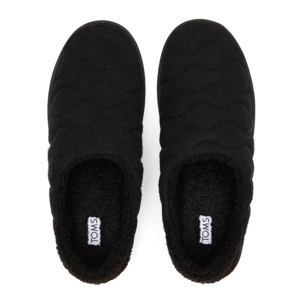 Slippers*Toms Ezra Quilted Slippers in Black