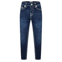 Jeans*True Religion Rocco Five Pocket Tapered Jeans in Blue