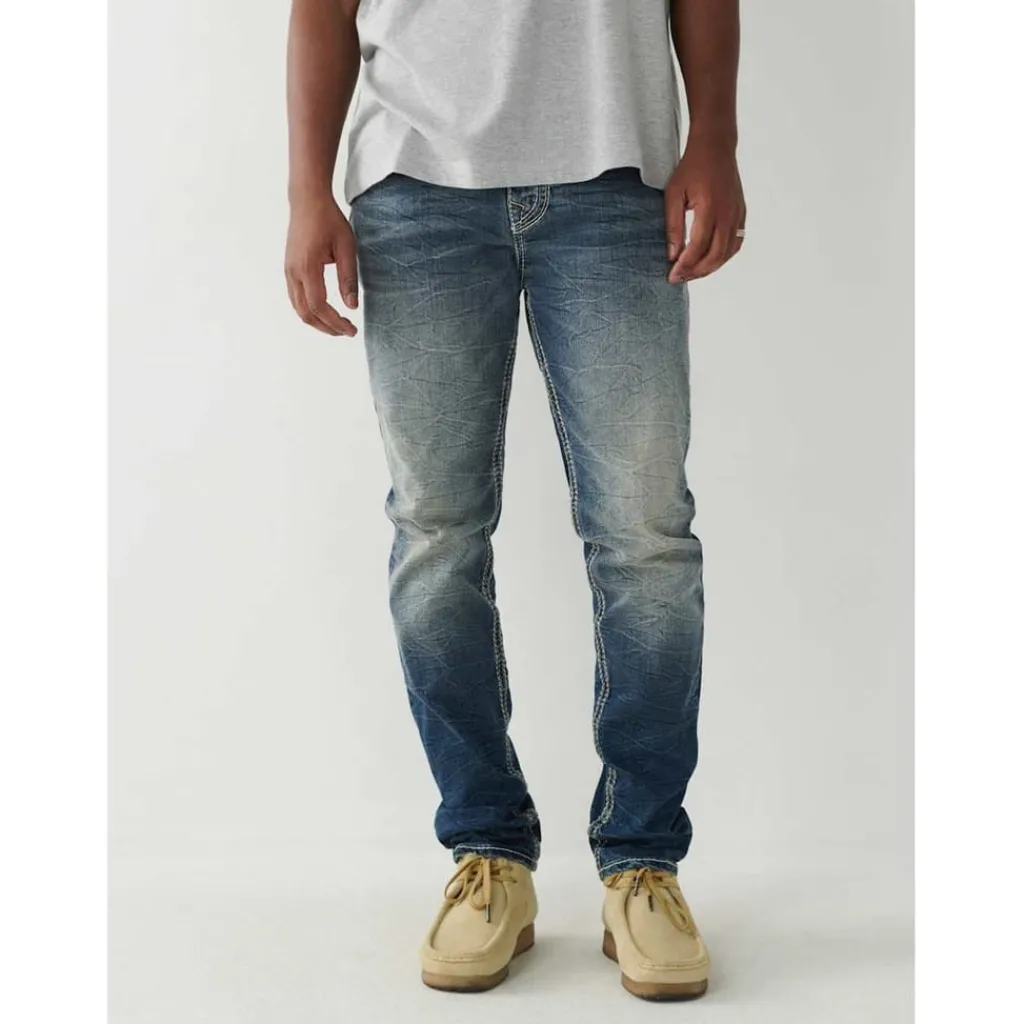 Jeans*True Religion Rocco Skinny Jeans in Blue