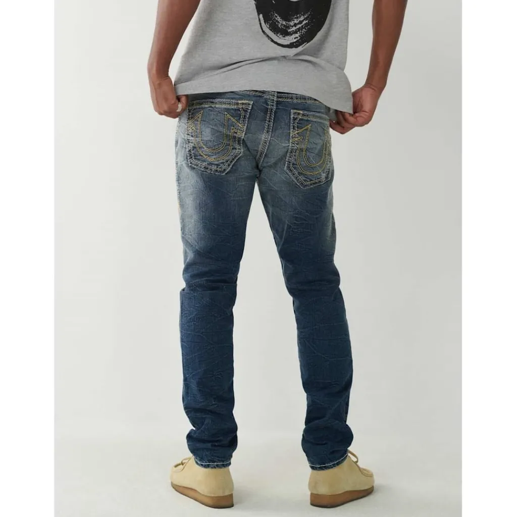 Jeans*True Religion Rocco Skinny Jeans in Blue