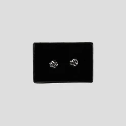 Assorted*Twisted Tailor Knot Cufflink in Silver
