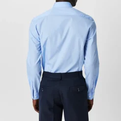 Shirts*Twisted Tailor Slim Shirt in Blue
