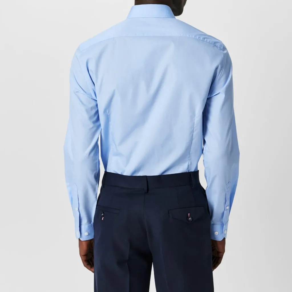 Shirts*Twisted Tailor Slim Shirt in Blue