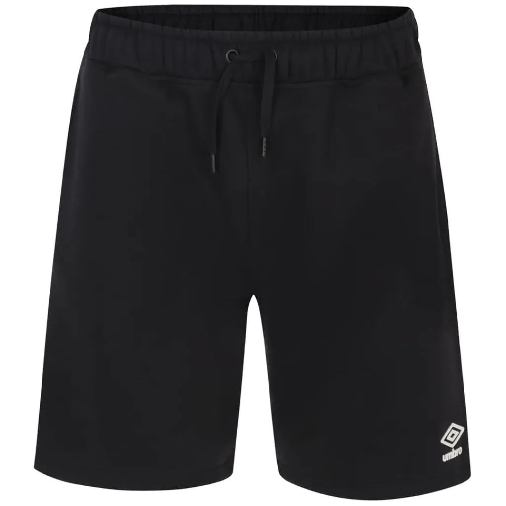 Shorts*Umbro Fleece Jog Pant Shorts in Black