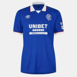 Football And Rugby Clothing*Umbro Rangers Authentic Home Shirt 2025 2026 Adults in Blue