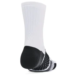 Underwear And Socks*Under Armour Armour Rock Ua Ad Playmaker 1pk Mid Crew Sock Unisex Adults in White