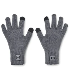 Gloves-Scarves-Umbrellas*Under Armour Armour Ua Halftime Gloves Fleece Glove Mens in Grey